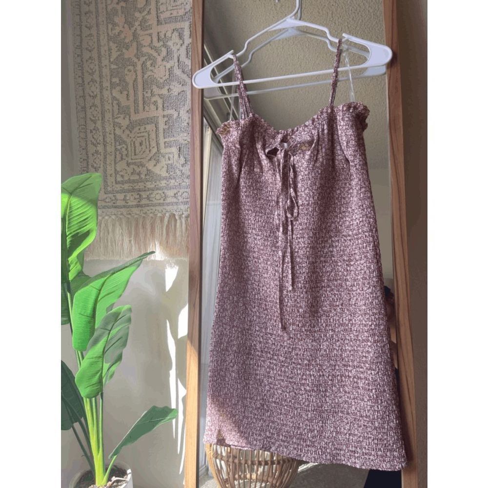✧ NWT✧   BLUSH ║  RUCHED PRINTED DRESS